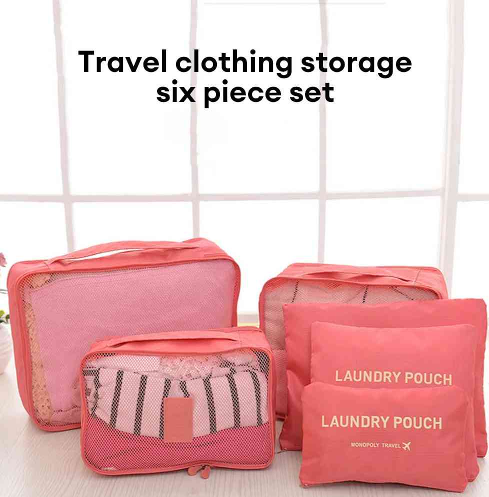 6 Pcs Travel Organizer